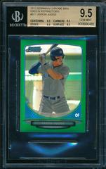 Aaron Judge [Green Refractor] Baseball Cards 2013 Bowman Chrome Mini Prices