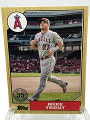 Mike Trout #T87-100 Baseball Cards 2022 Topps 1987 Prices