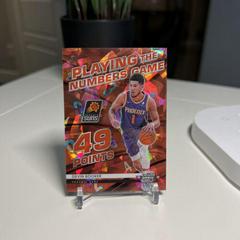 Devin Booker [Red Ice] #13 Basketball Cards 2021 Panini Contenders Optic Playing the Numbers Game Prices
