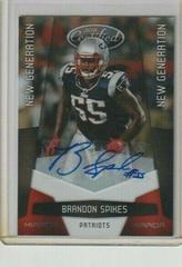 Brandon Spikes [Mirror Red Autograph] #182 Football Cards 2010 Panini Certified Prices