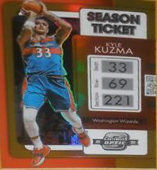 Kyle Kuzma [Gold] Basketball Cards 2021 Panini Contenders Optic Prices