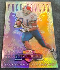 Fred Taylor [Purple] #77 Football Cards 1998 Leaf Rookies & Stars Crusade Prices