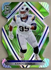 Aaron Donald [Green Die Cut] Football Cards 2020 Panini Spectra Prices