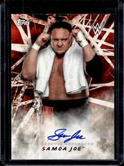 Samoa Joe Wrestling Cards 2018 Topps WWE Road To Wrestlemania Autographs Prices
