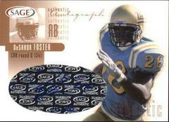 DeShaun Foster [Bronze] Football Cards 2002 Sage Autographs Prices