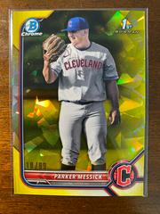 Parker Messick [Sapphire Yellow] Baseball Cards 2022 Bowman Draft Chrome Prices