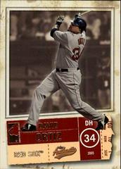 David Ortiz #72 Baseball Cards 2005 Fleer Authentix Prices
