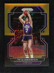 Pete Maravich [Black Gold Prizm] Basketball Cards 2021 Panini Prizm Prices