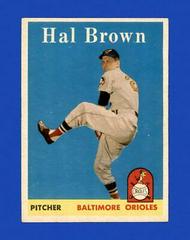 Hal Brown #381 Baseball Cards 1958 Topps Prices