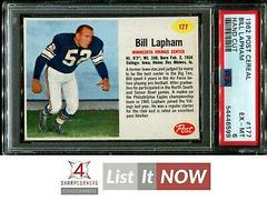Bill Lapham [Hand Cut] #177 Football Cards 1962 Post Cereal Prices