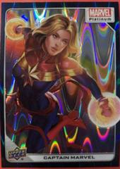 Captain Marvel [Teal Wave] Marvel 2023 Upper Deck Platinum Prices