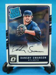 Dansby Swanson #RRS-DS Baseball Cards 2017 Panini Donruss Optic Rated Rookie Signatures Prices