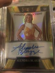Alundra Blayze [Gold Prizm] Wrestling Cards 2022 Panini Select WWE Signature Selections Prices