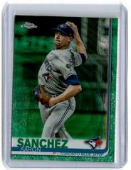 Aaron Sanchez [Green Refractor] #132 Baseball Cards 2019 Topps Chrome Prices
