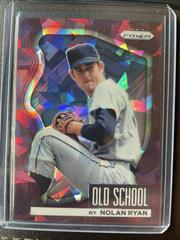 Nolan Ryan [Burgundy Cracked Ice Prizm] #OS-1 Baseball Cards 2022 Panini Prizm Old School Prices