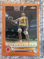 Throwin' Down [Orange] #1 Basketball Cards 2022 Topps Chrome McDonald's All-American Prices