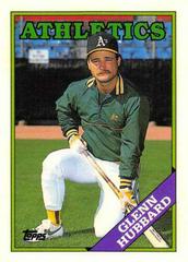 Glenn Hubbard #53T Baseball Cards 1988 Topps Traded Prices