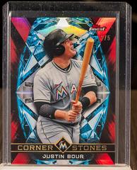 Justin Bour [Red Refractor] #FC-JUB Baseball Cards 2018 Topps Finest Cornerstones Prices