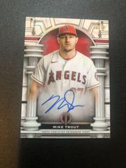 Mike Trout [Red] Baseball Cards 2023 Topps Tribute Olympus Autographs Prices
