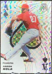 Aaron Nola [Mosaic] #ACE13 Baseball Cards 2021 Panini Mosaic Aces Prices