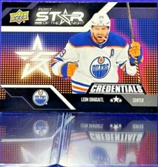Leon Draisaitl #1S-1 Hockey Cards 2022 Upper Deck Credentials 1st Star of the Night Prices