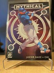 Javier Baez Baseball Cards 2020 Panini Donruss Optic Mythical Prices