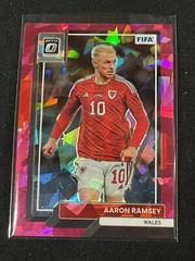 Aaron Ramsey [Optic Pink Ice] #131 Soccer Cards 2022 Panini Donruss Prices