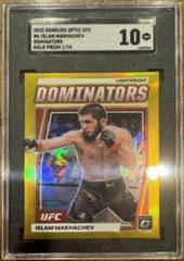 Islam Makhachev [Gold] #6 Ufc Cards 2023 Panini Donruss Optic UFC Dominators Prices