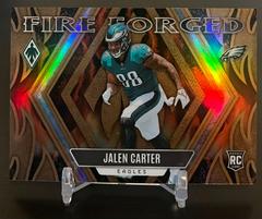 Jalen Carter [Yellow] #FF-10 Football Cards 2023 Panini Phoenix Fire Forged Prices