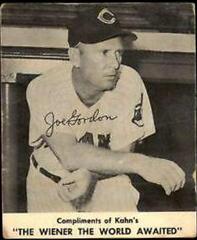Joe Gordon Baseball Cards 1959 Kahn's Wieners Prices