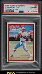 Warren Moon [Coming Soon] #87 Football Cards 1985 Topps Stickers Prices