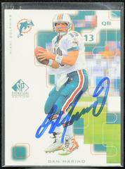 Dan Marino [Autograph] Football Cards 1999 SP Signature Prices