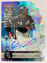 Eloy Jimenez [Atomic Refractor] #EJ Baseball Cards 2019 Bowman's Best Future Foundations Die Cut Prices