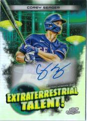 Corey Seager #ETA-CS Baseball Cards 2023 Topps Cosmic Chrome Extraterrestrial Talent Autographs Prices