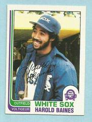 Harold Baines Baseball Cards 1982 O Pee Chee Prices