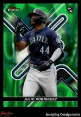 Julio Rodriguez [Green Lava] #23 Baseball Cards 2022 Topps Finest Prices