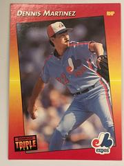 Dennis Martinez #92 Baseball Cards 1992 Panini Donruss Triple Play Prices