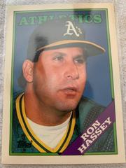 Ron Hassey #46T Baseball Cards 1988 Topps Traded Tiffany Prices
