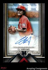 CJ Abrams [Sapphire] #AA-CA Baseball Cards 2023 Topps Museum Collection Archival Autographs Prices