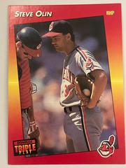 Steve Olin #156 Baseball Cards 1992 Panini Donruss Triple Play Prices