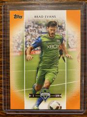 Brad Evans [Orange] Soccer Cards 2017 Topps MLS Prices
