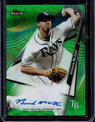 Brendan McKay [Green Wave Refractor] Baseball Cards 2020 Topps Finest Autographs Prices