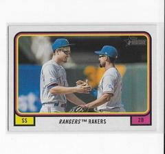 Marcus Semien, Corey Seager #CC-10 Baseball Cards 2022 Topps Heritage Combo Cards Prices