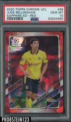 Jude Bellingham [Red] Soccer Cards 2020 Topps Chrome UEFA Champions League Sapphire Prices