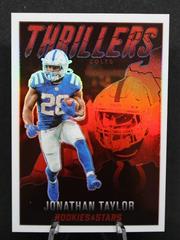 Jonathan Taylor [White] #TH-12 Football Cards 2022 Panini Rookies & Stars Thrillers Prices