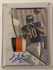 Bernard Berrian [Signed Patch] #188 Football Cards 2004 SP Authentic Prices