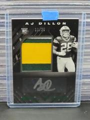 AJ Dillon [Patch Autograph Emerald] #222 Football Cards 2020 Panini Black Prices