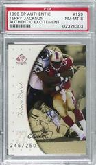 Terry Jackson [Excitement] Football Cards 1999 SP Authentic Prices