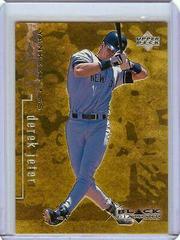 Derek Jeter [Triple] #56 Baseball Cards 1999 Upper Deck Black Diamond Prices