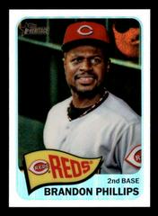 Brandon Phillips [Refractor] #456 Baseball Cards 2014 Topps Heritage Chrome Prices